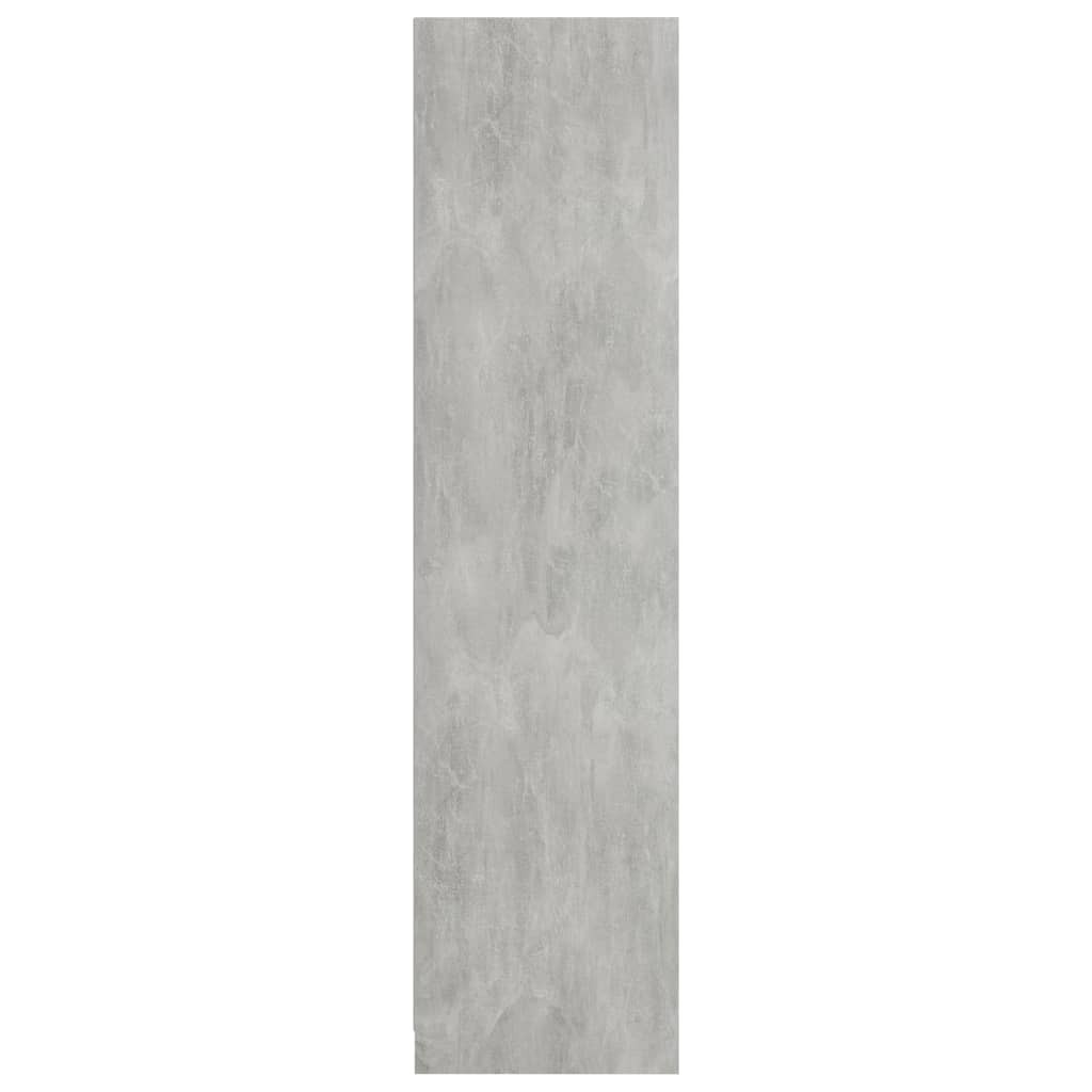 Wardrobe Concrete Grey 100x50x200 cm Chipboard